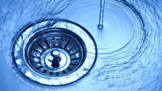 water in sink