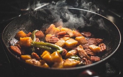 vegetable-frying