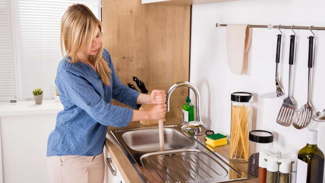 kitchen clogged drain